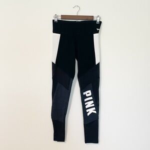 Victoria's Secret Pink Black Yoga Leggings
